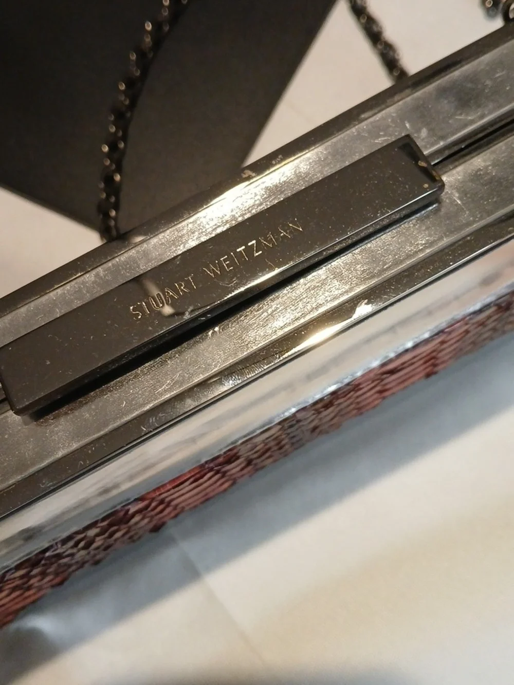 Vintage Stuart Weitzman Minaudière Clutch Shoulder Crossbody